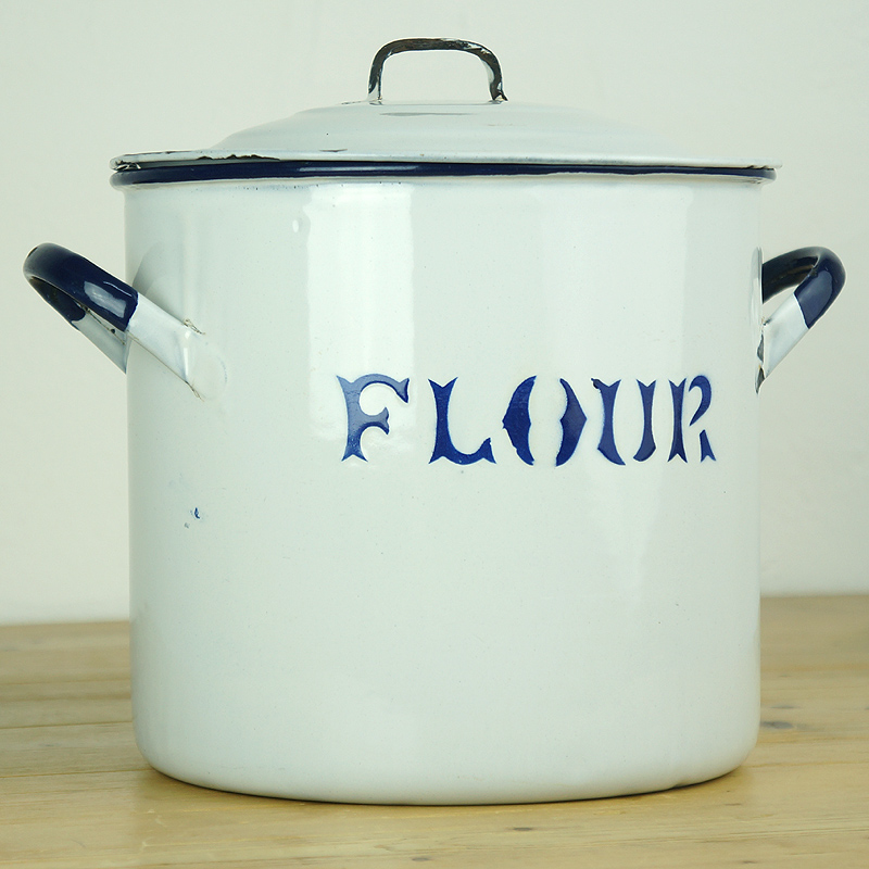 アンティーク雑貨、キャニスター（Flour）フラワー缶 | アンティーク